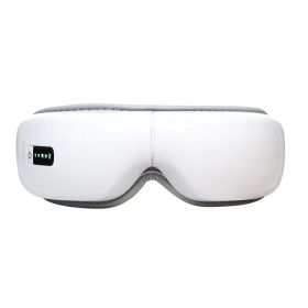Eye Massager With Heat, Bluetooth Music Rechargeable Eye Heat Massager, Relax And Reduce Eye Strain Dark Circles Eye Bags Dry Eye (Color: White)
